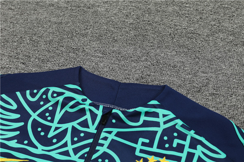 2425 Brazil Lake Blue Training suit set