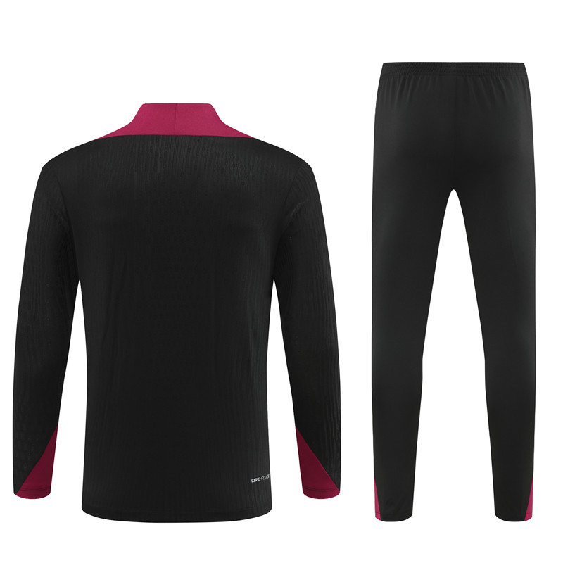 2425 Paris Saint-Germain F.C. black Training suit set Player version