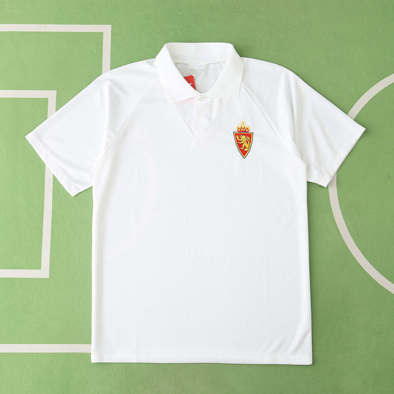 1995 season Real Zaragoza home retro Fan version