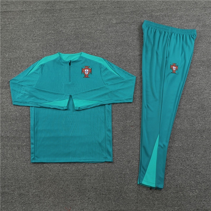 2425 Portugal green Training suit set Player version
