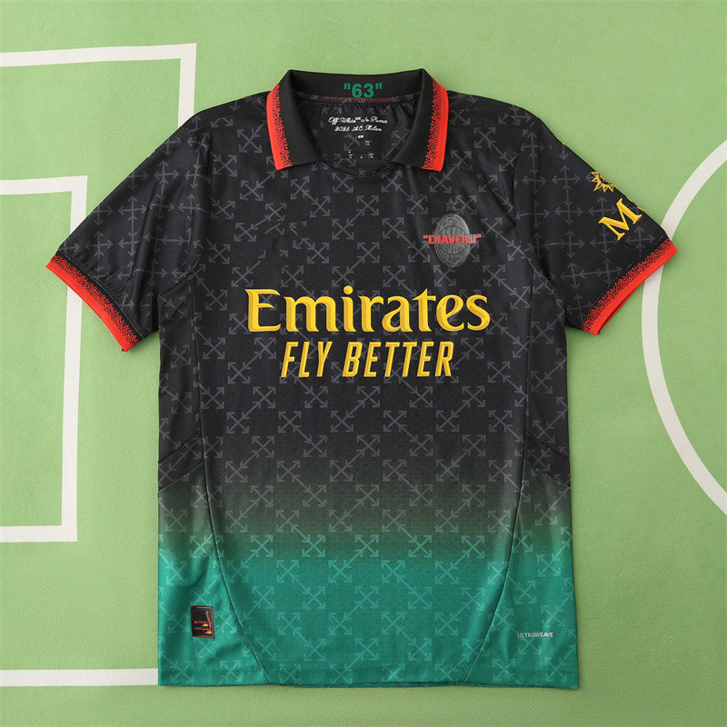 2425 season A.C. Milan x OFF-WHITE Player version