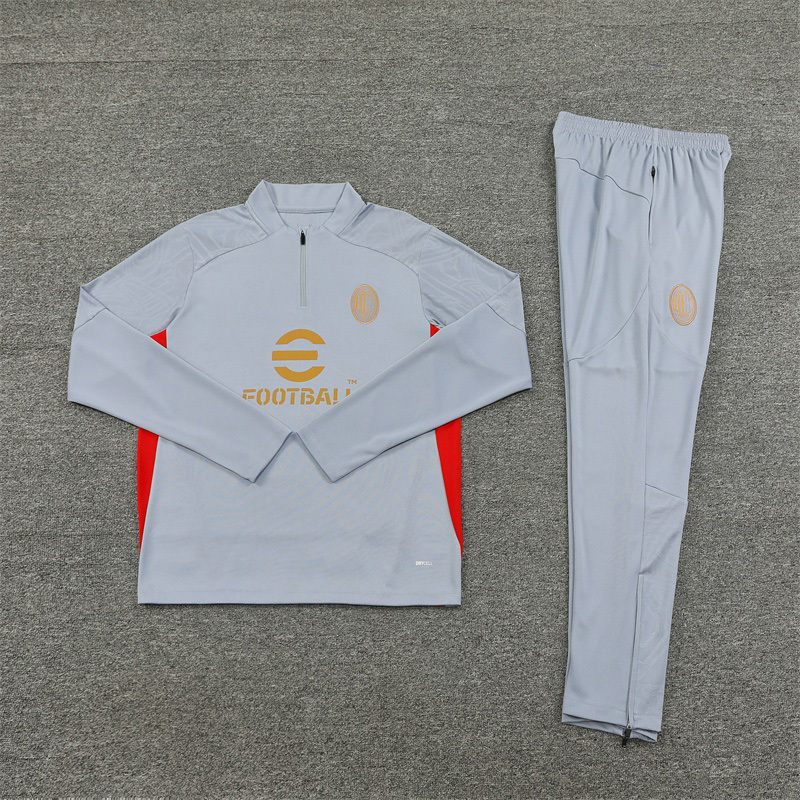 2425 A.C. Milan grey  Training suit set