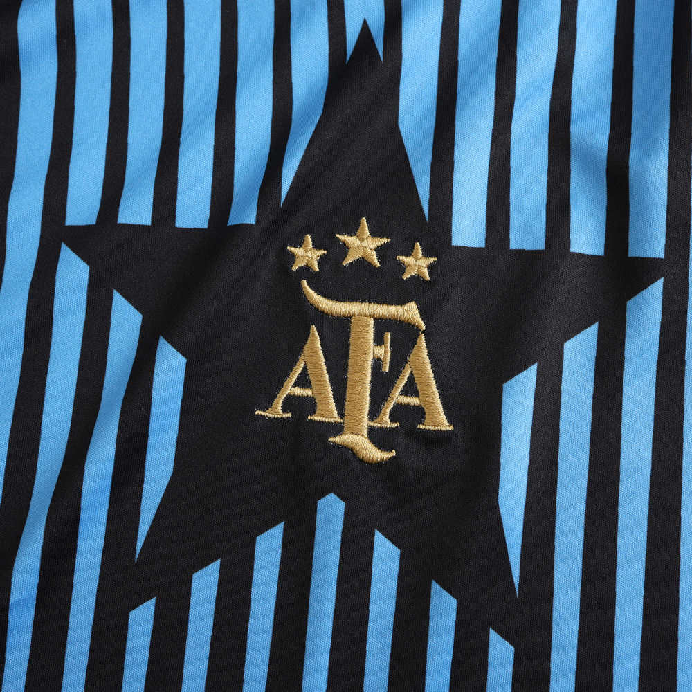 2024 season Argentina Black training suit Fan version
