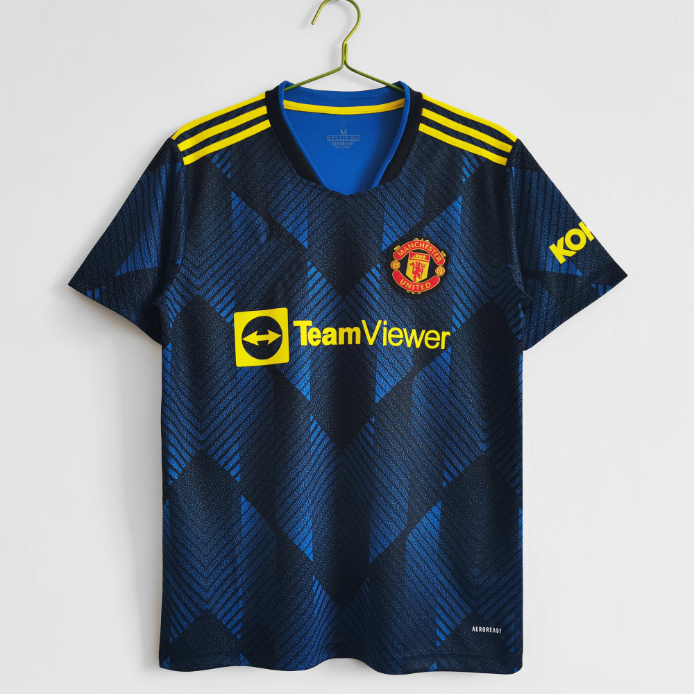 2122 season Manchester United third retro Fan version