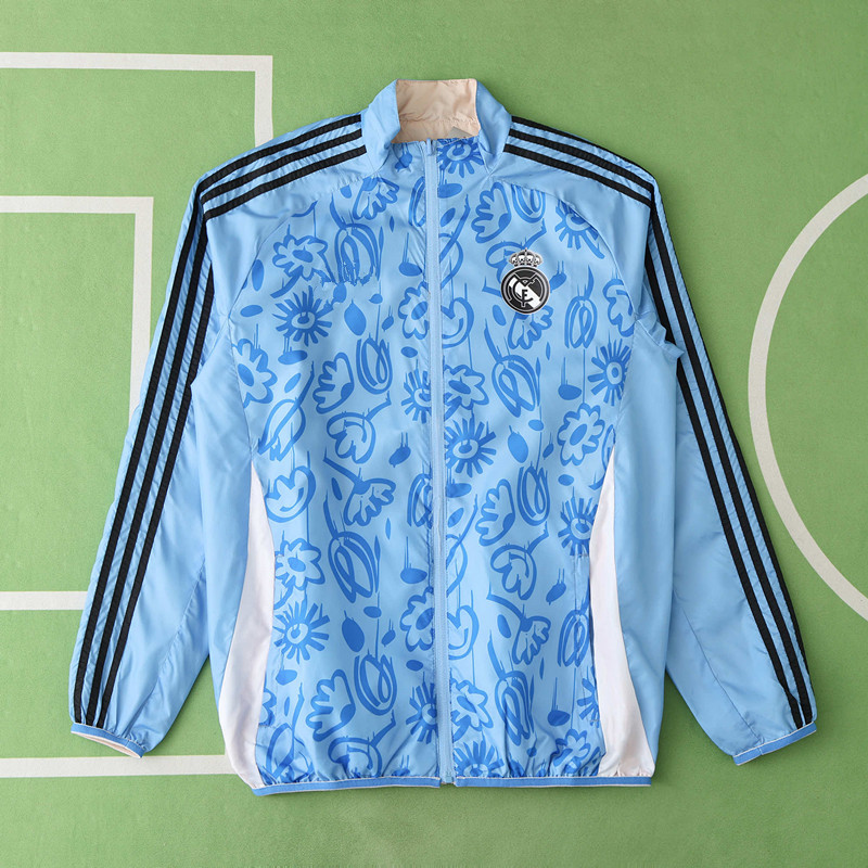 2425 Real Madrid CF Wear on both sides windbreaker