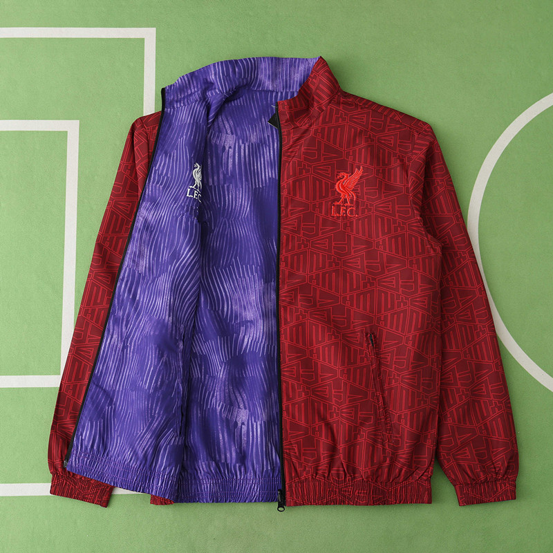 2425 Liverpool F.C. Wear on both sides windbreaker