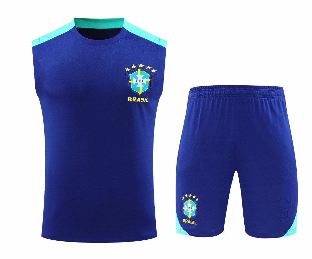 2425 Brazil Training clothes suit vest Fan version