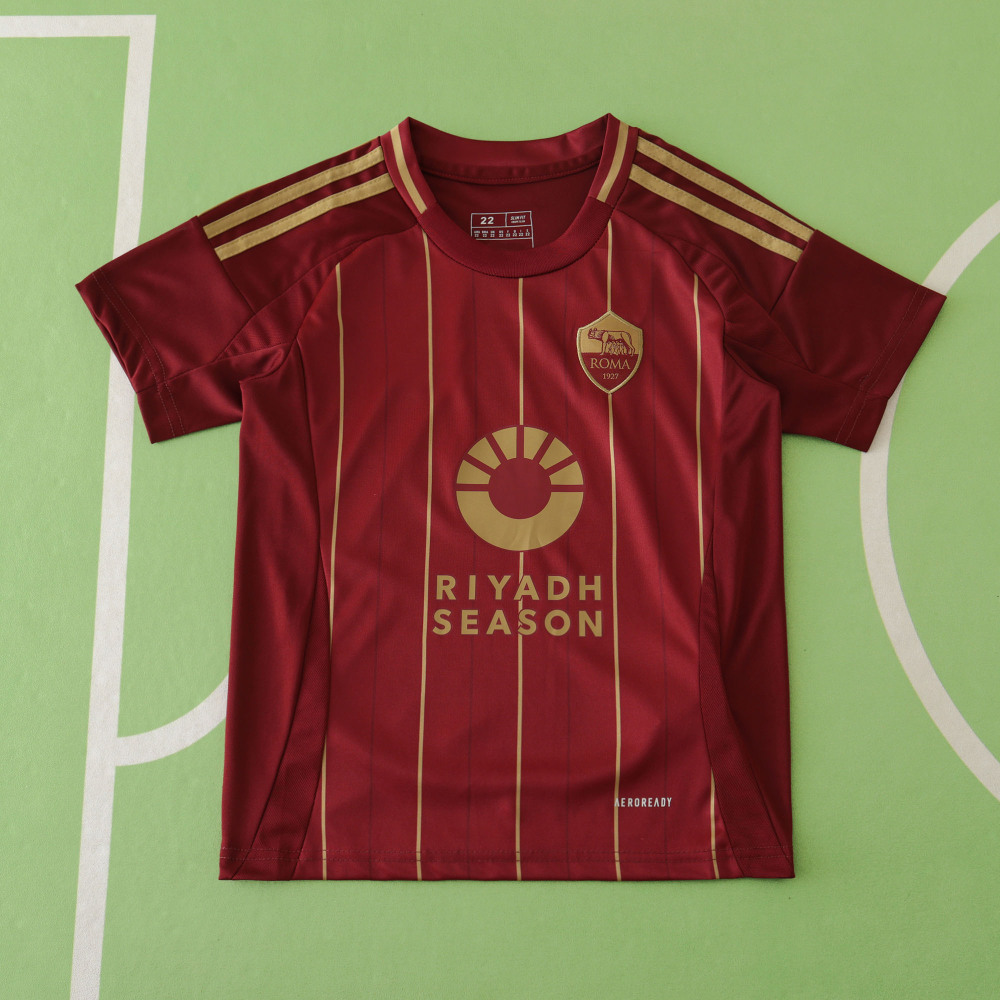 2425 season A.S. Roma home Kids kit