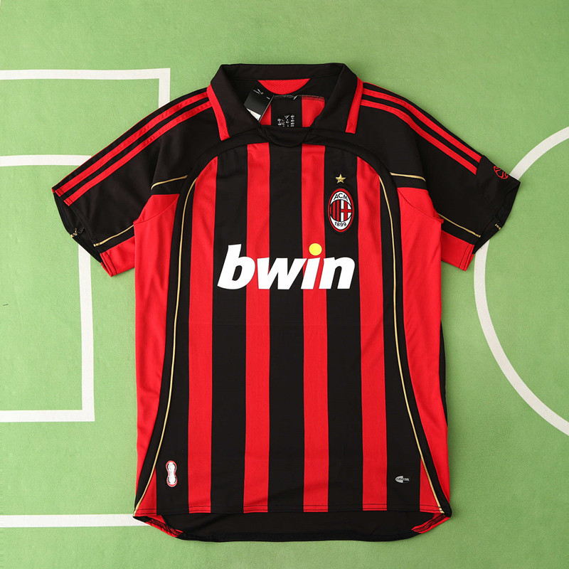 0607 season A.C. Milan home retro Fan version