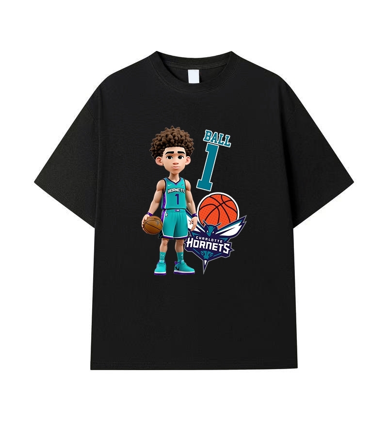 LaMelo Ball, Charlotte Hornets Vintage t-shirt   2505B140