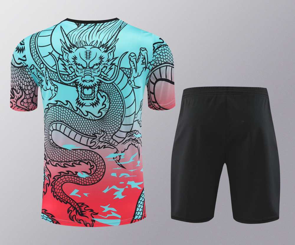 2425 Real Madrid CF Training clothes suit Short sleeve Fan version