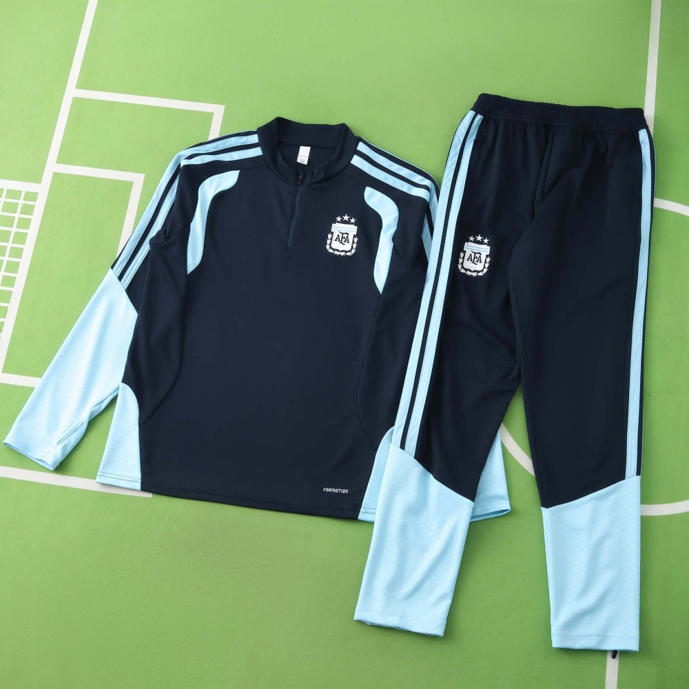2026 FIFA World Cup Argentina Half zip training suit set