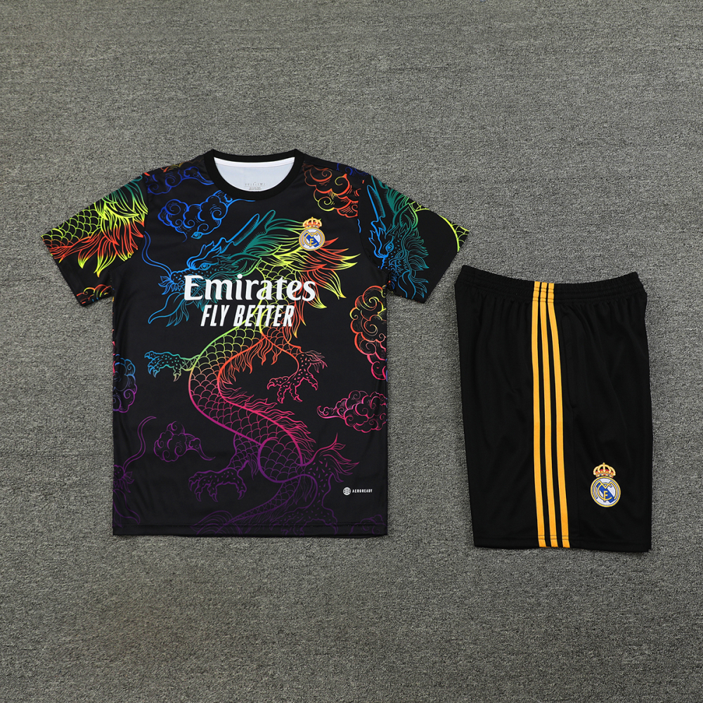 2425 Real Madrid CF Training clothes suit Short sleeve Fan version