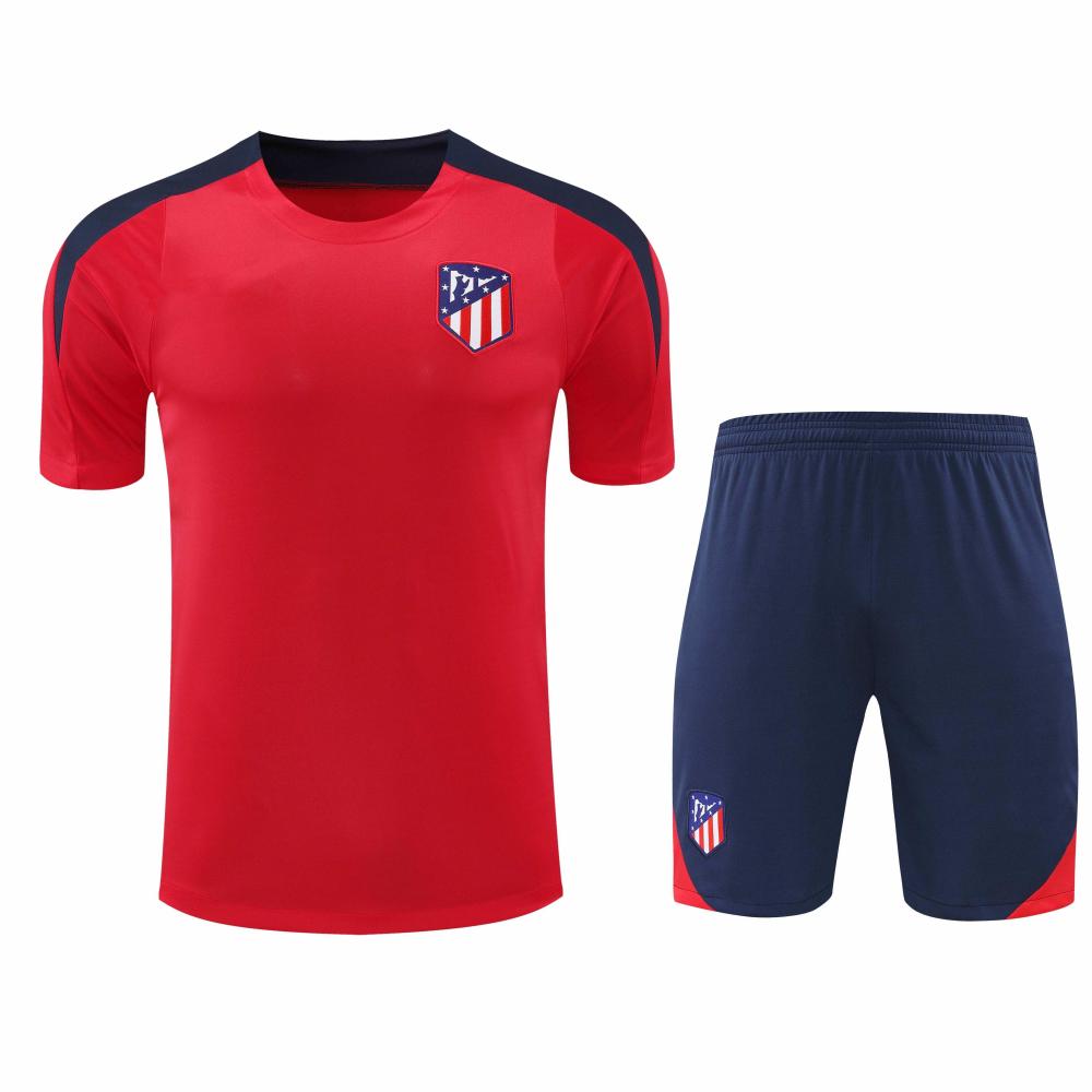 2425 Club Atlético de Madrid Training clothes suit Short sleeve Fan version