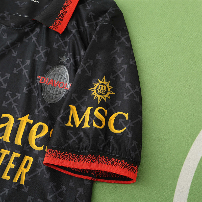 2425 season A.C. Milan x OFF-WHITE Player version