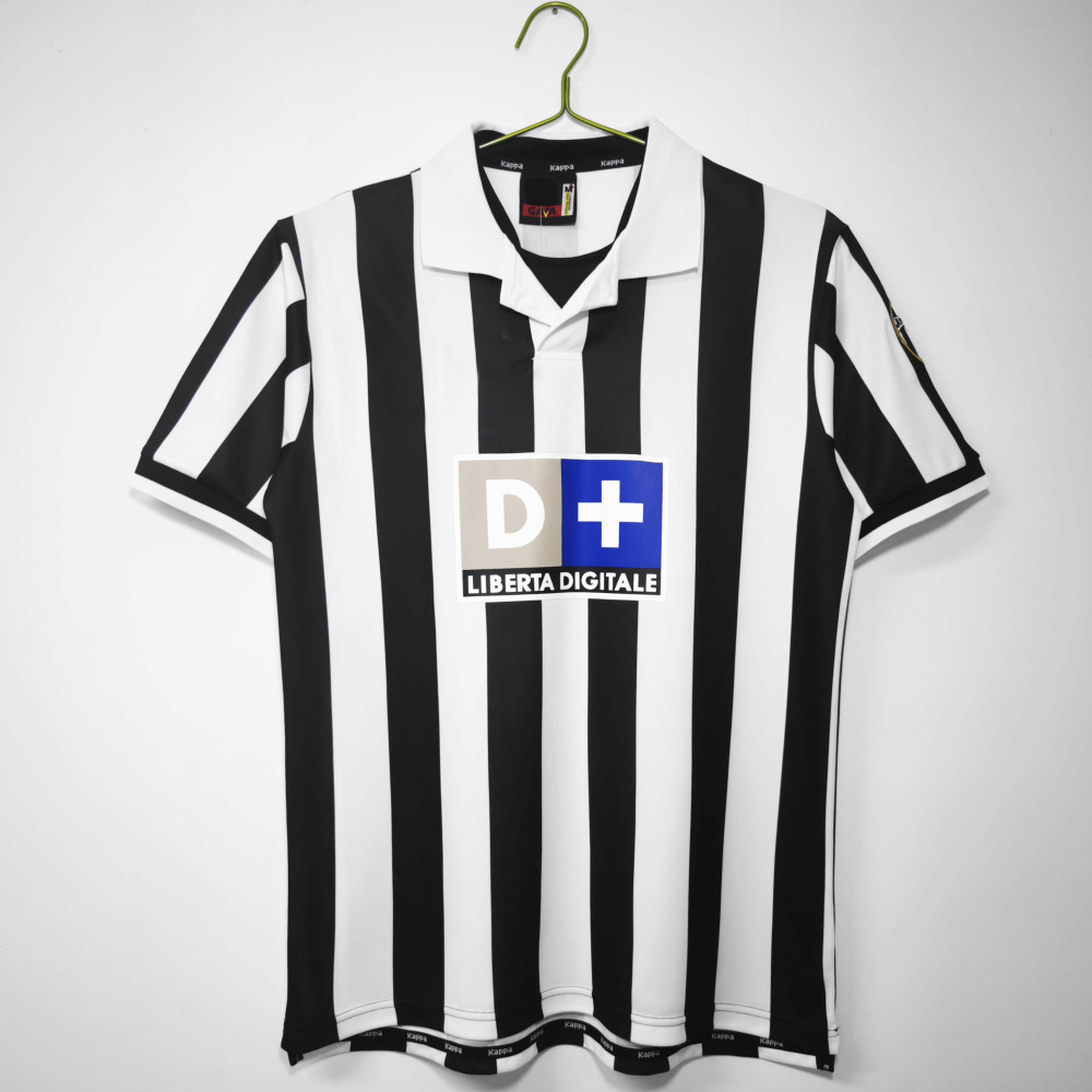 9899 season Juventus Home retro Fan version