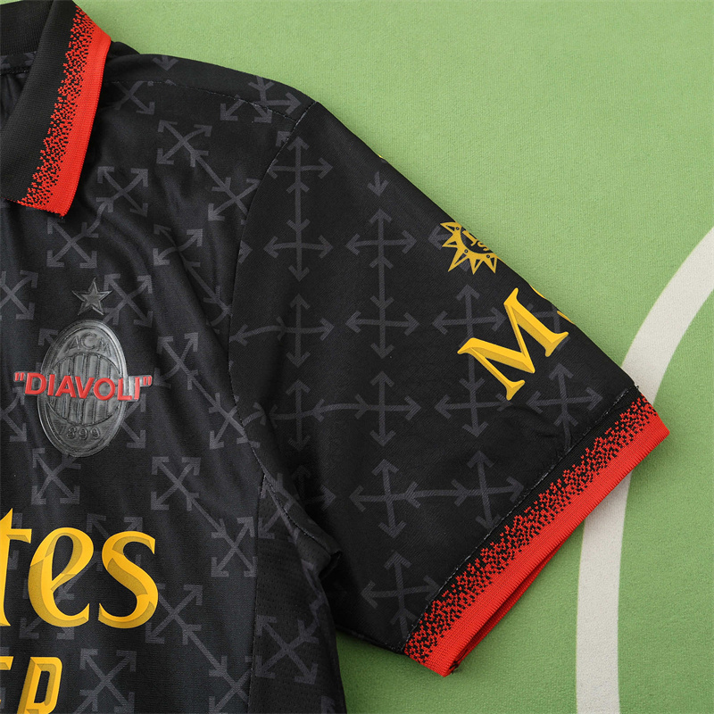 2425 season A.C. Milan x OFF-WHITE Player version