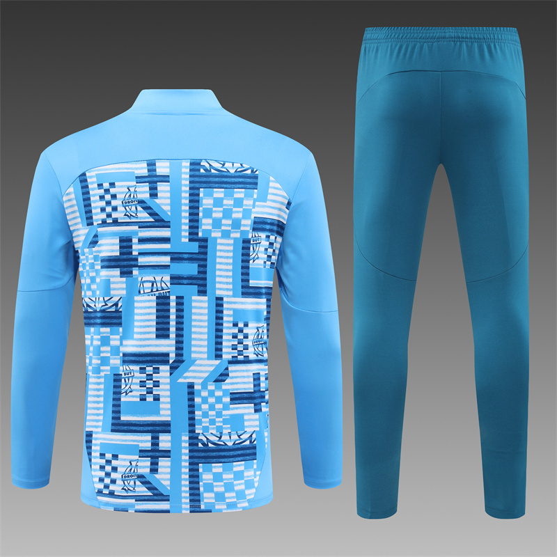2425 Olympique de Marseille blue Training suit set