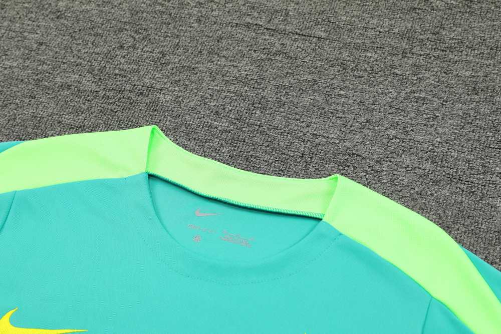 2425 Brazil Training clothes suit Short sleeve Fan version