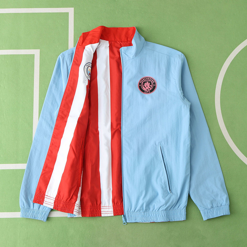 2425 Manchester City F.C. Wear on both sides windbreaker