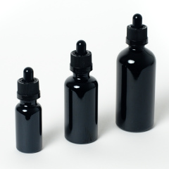 Violet Black Glass Dropper Bottles,CANNACOAST™,Violet Black Glass Dropper Bottle - CR Custom OEM Solutions