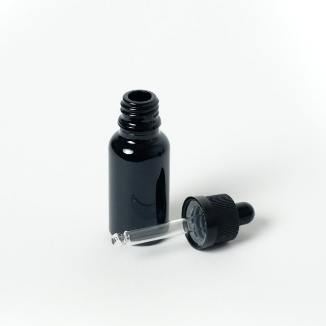 Violet Black Glass Dropper Bottles,CANNACOAST™,Violet Black Glass Dropper Bottle - CR Custom OEM Solutions