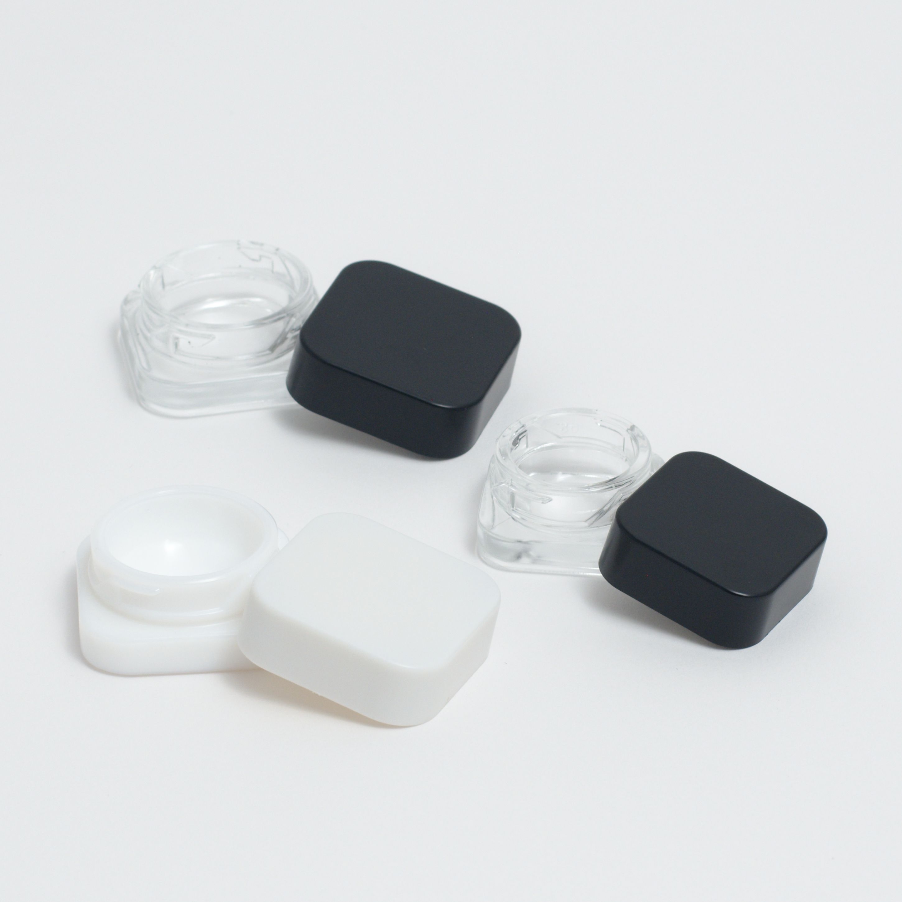 Clear Glass Concentrate Containers Medical-Grade Glass for Industrial Packaging,CANNACOAST™,Medical-Grade Glass - Custom glass concentrate jars