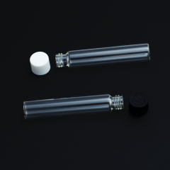 Child-Resistant Clear Glass Tubes,CANNACOAST™,Child Resistant Pre Roll Tube - Borosilicate Glass Tubes