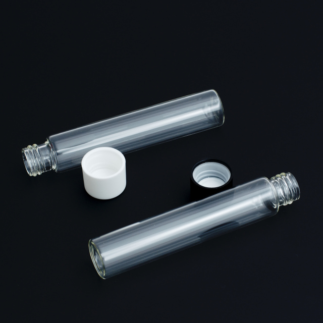 Child-Resistant Clear Glass Tubes,CANNACOAST™,Child Resistant Pre Roll Tube - Borosilicate Glass Tubes