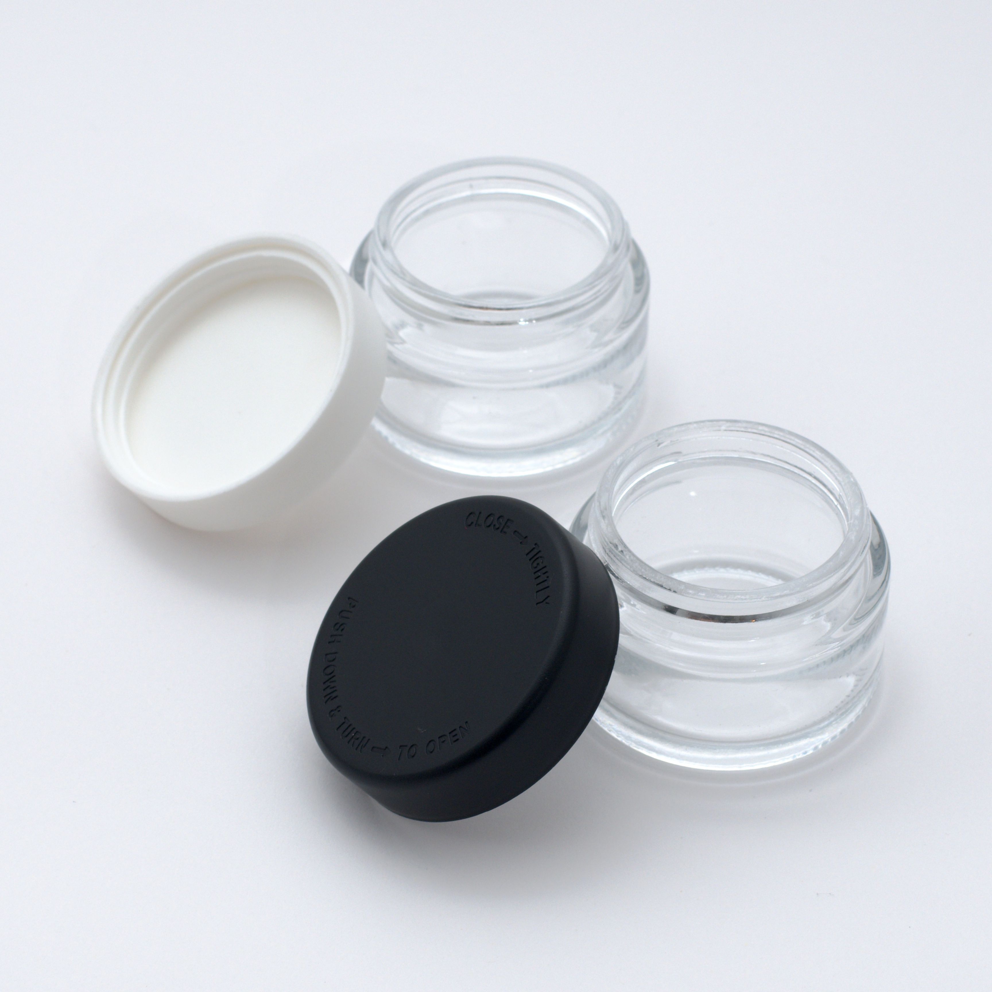 Clear Glass Concentrate Containers,CANNACOAST™,Professional-grade wholesale glass concentrate containers