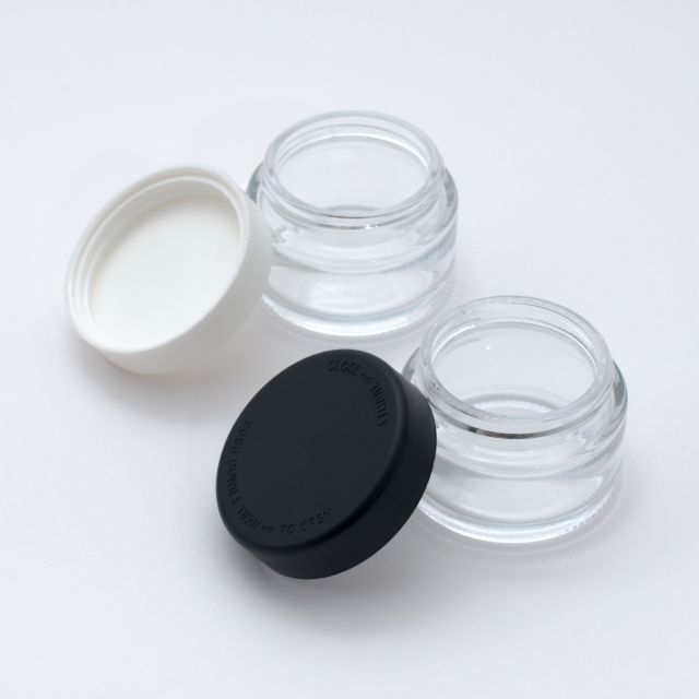 Clear Glass Concentrate Containers,CANNACOAST™,Clear Glass Concentrate Containers