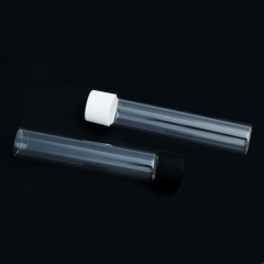 Child-Resistant Clear Glass Tubes,CANNACOAST™,Child Resistant Pre Roll Tube - Borosilicate Glass Tubes