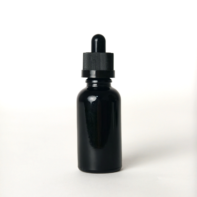 Violet Black Glass Dropper Bottles,CANNACOAST™,Violet Black Glass Dropper Bottle - CR Custom OEM Solutions