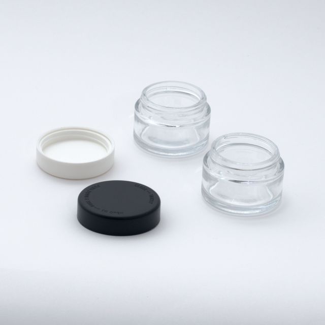 Clear Glass Concentrate Containers,CANNACOAST™,Clear Glass Concentrate Containers