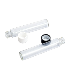 Child-Resistant Clear Glass Tubes,CANNACOAST™,Child Resistant Pre Roll Tube - Borosilicate Glass Tubes