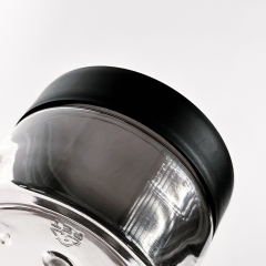 Clear Plastic CR Jars,CANNACOAST™,Clear Plastic CR Jars