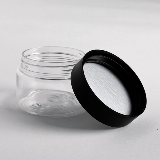 Clear Plastic CR Jars,CANNACOAST™,Clear Plastic CR Jars