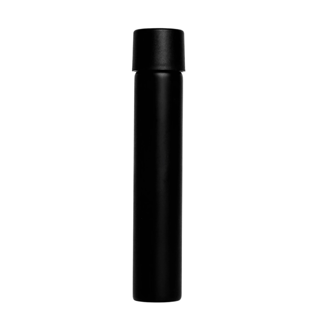 Child-Resistant Black Glass Tubes,CANNACOAST™,Custom Black Coated Glass Jars | CR Flower Packaging | CANNACOAST™