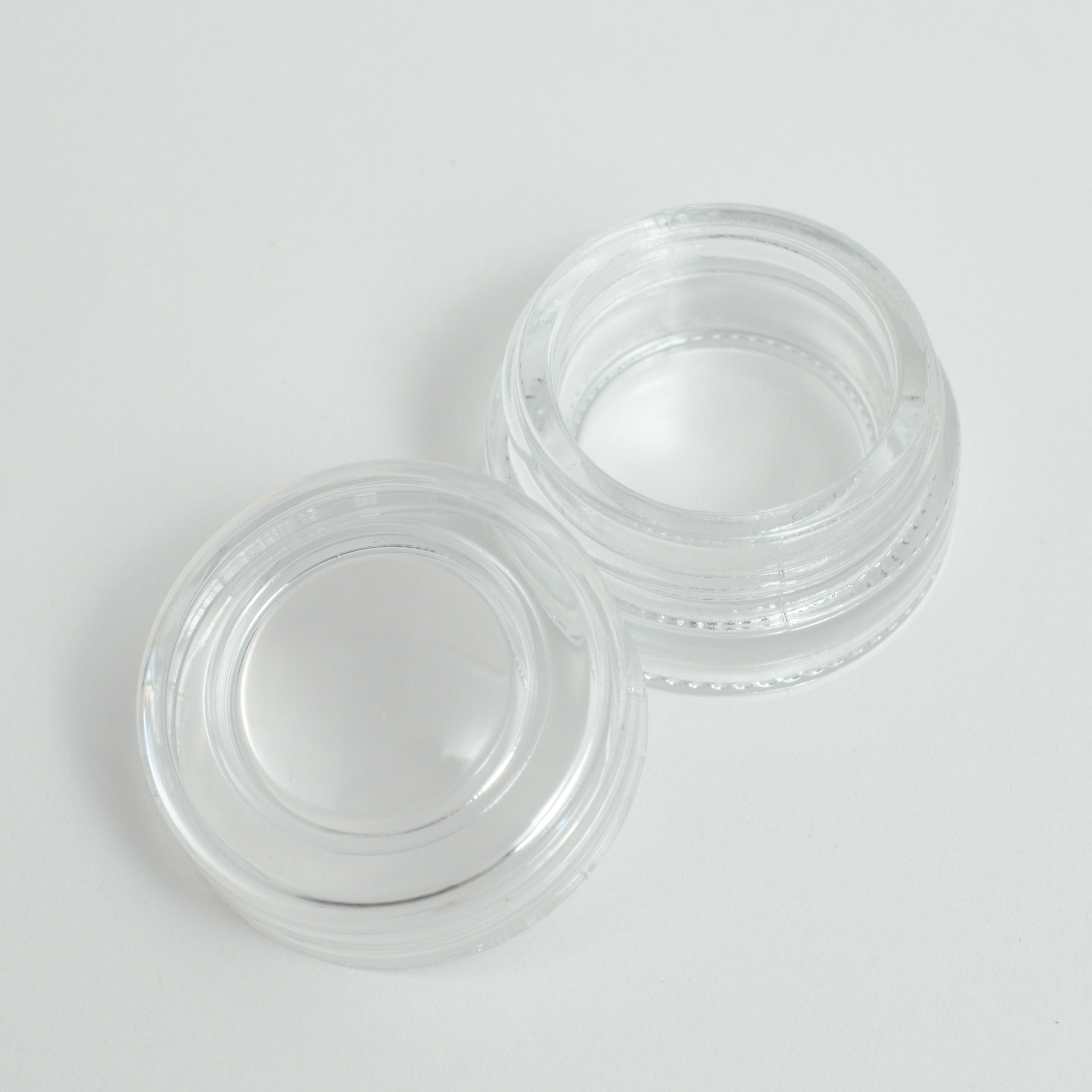 Clear Medical-Grade Glass Concentrate Jars with Child-Resistant Lids for OEM,CANNACOAST™,Clear Glass Concentrate Jars - Wholesale Dab Jars