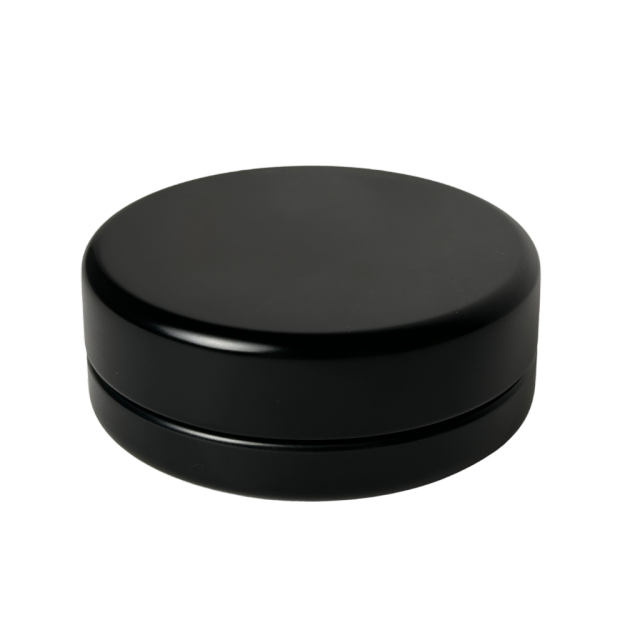 Child-Resistant Gummies Tin,CANNACOAST™,CR Gummies Tin – Black & White Child-Resistant Mints Box | CANNACOAST™