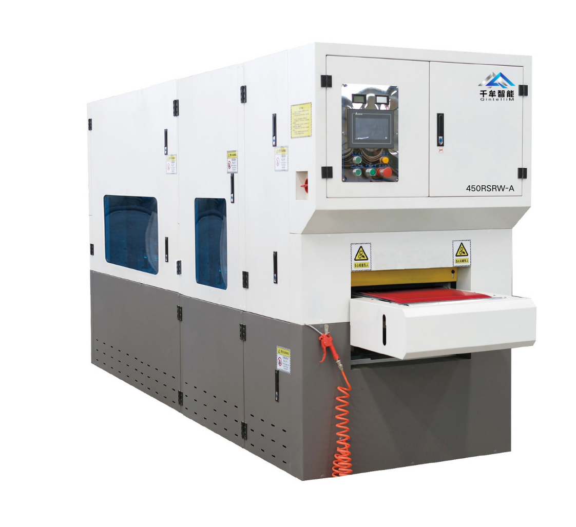 Compact 4-Station Deburring, Brushing & Polishing Machine | Qintellim