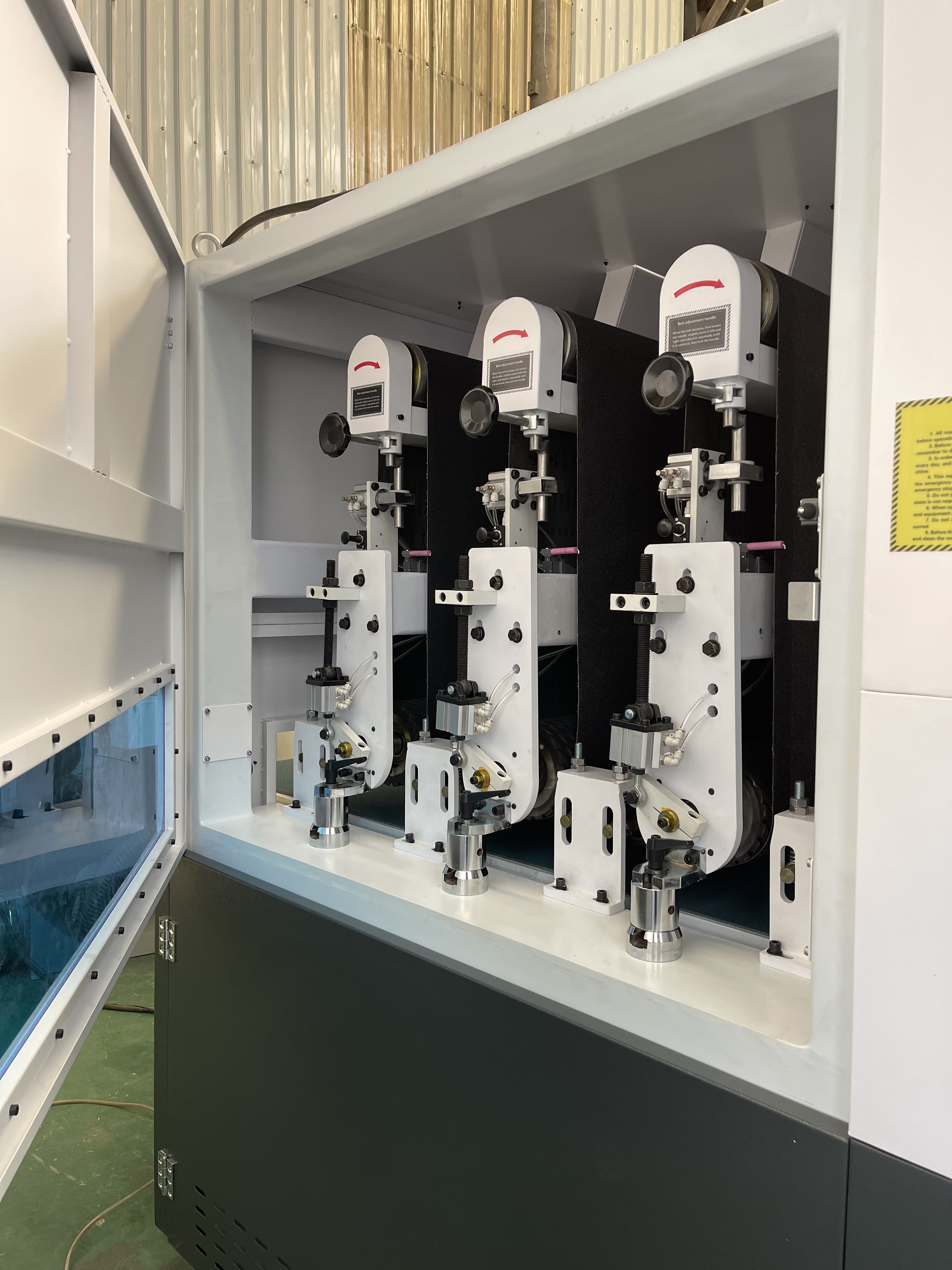 1000RRR-M Triple-Belt High-Efficiency Grinding Machine | Qintellim
