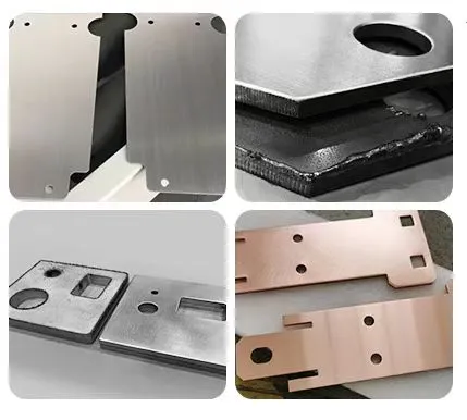 Aerospace-related metal component for deburring and edge finishing evaluation