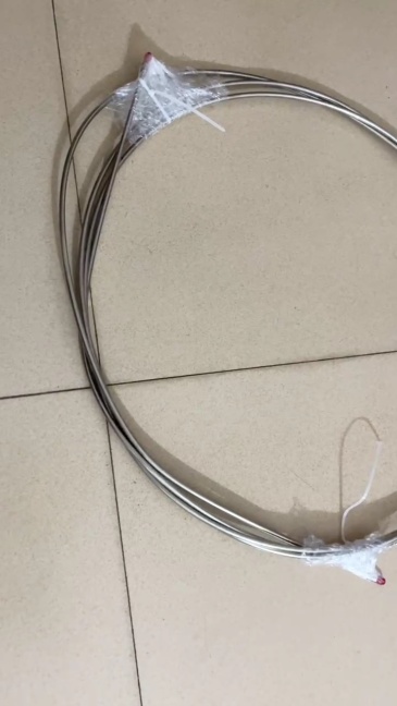 Supplier 6Metres 1/4 High Pressure Pipe With Thread With Collar 400077-3 Water Jet Cutting Head 6.35mm Thread 6m 1/4''OD HP Tube