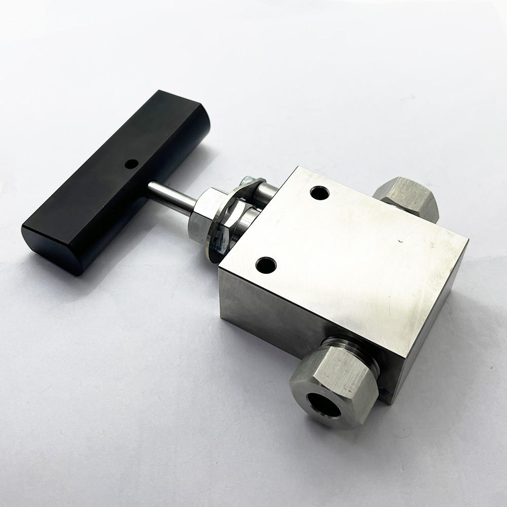 Waterjet Cutting Head Pump Two-way Straight Valve, 3/8 in. Water Jet HP Valve, 3/8" 2-way Straight A-0788-3 10078863 60VM6071 Valve,  High-Pressure, 2-way, Straight, Stainless Steel, 3/8 in.