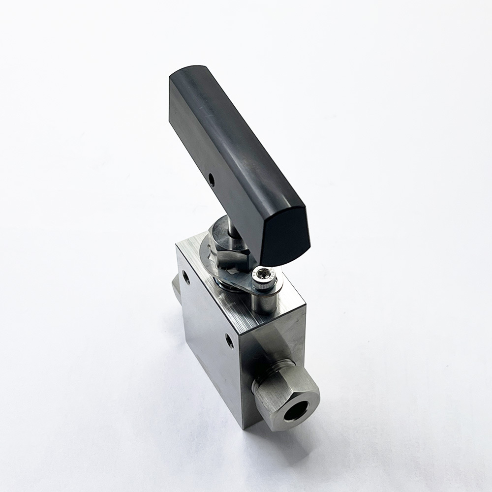 Waterjet Cutting Head Pump Two-way Straight Valve, 3/8 in. Water Jet HP Valve, 3/8" 2-way Straight A-0788-3 10078863 60VM6071 Valve,  High-Pressure, 2-way, Straight, Stainless Steel, 3/8 in.