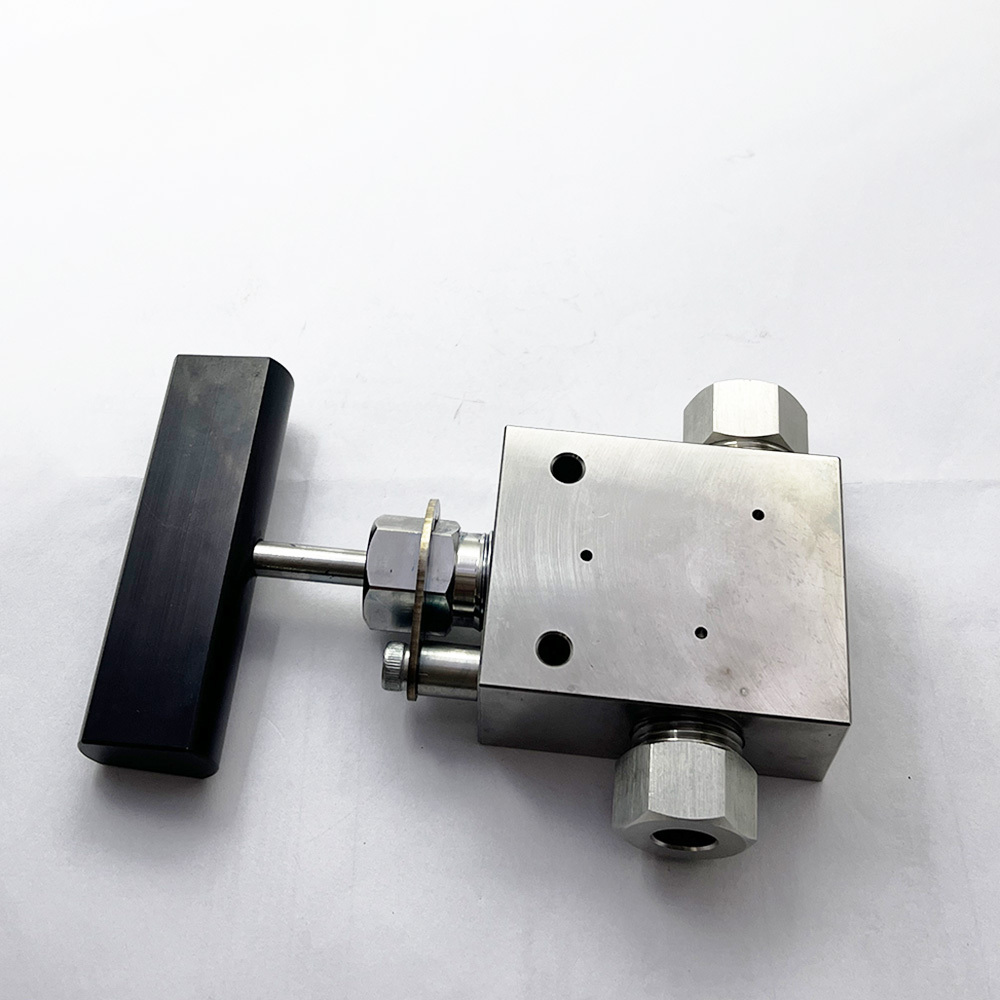 Waterjet Cutting Head Pump Two-way Straight Valve, 3/8 in. Water Jet HP Valve, 3/8" 2-way Straight A-0788-3 10078863 60VM6071 Valve,  High-Pressure, 2-way, Straight, Stainless Steel, 3/8 in.