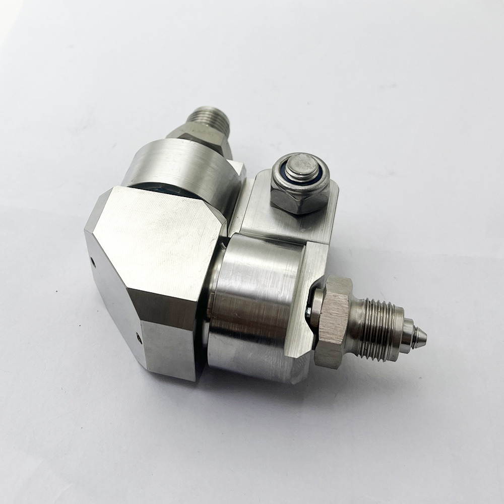 High Quality 90° 1/4" Swivel Assembly 94K For Flow Waterjet Cutting Head Parts 014922-1 87K 1/4 D-ACT Swivel Assy Waterjet Cutting Head Parts 87K 90 Degree Dual Axis Swivel Assy 1/4 in. 100K