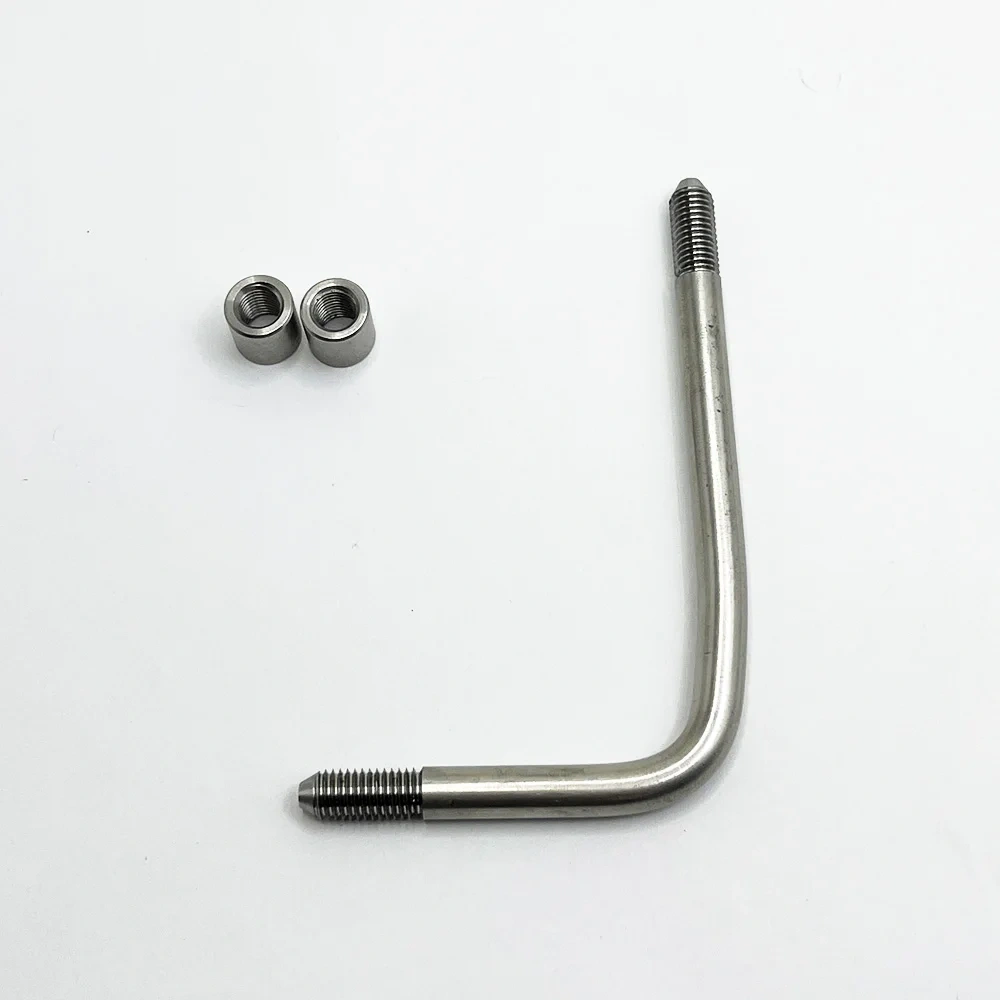 2sets Customized Water Jet Cutting Head 1/4'' High Pressure Pipe For Dardi Waterjet Cutter Heads 85x55mm Long 1/4 H.P Tube Assy