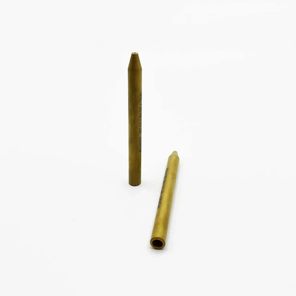 Waterjet Spare Parts 7.14mm 6.35mm Import Golden Nozzles Water Jet Cutting Head Mixing Focusing Tube 7.0mm Yellow Nozzle Orifice